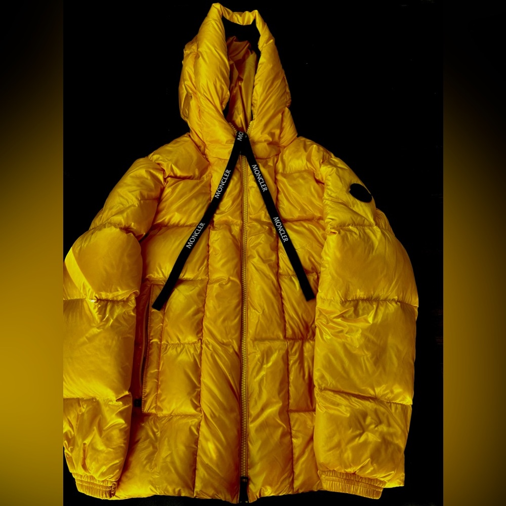 Men’s Yellow Mocler Coat!